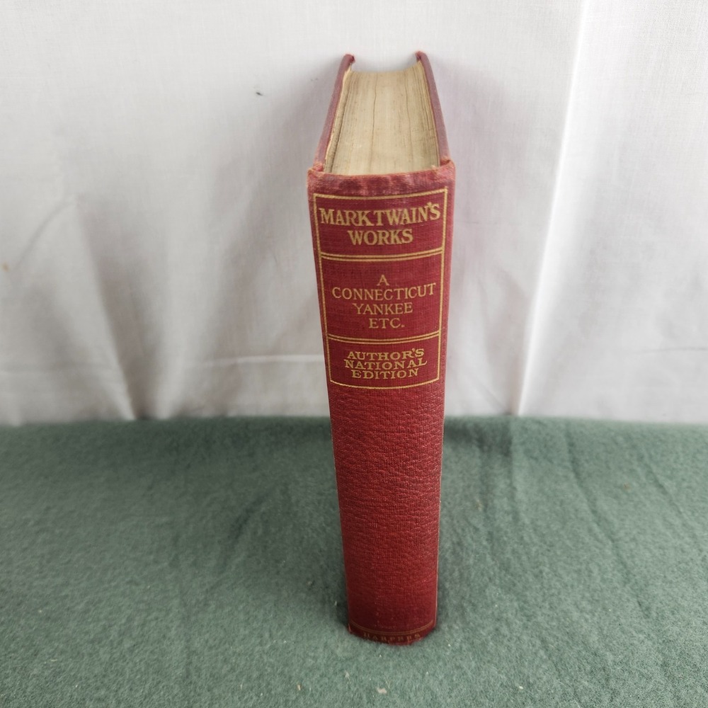 Mark Twain's Works A Connecticut Yankee Author's National Edition Harpers 1899